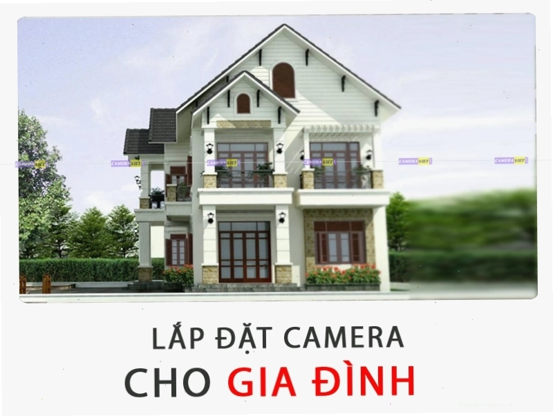 Lắp đặt camera cho gia đình với các góc quan sát tối ưu