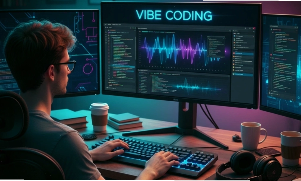 Lập trình viên sử dụng AI để tăng tốc độ phát triển phần mềm theo phương pháp Vibe Coding