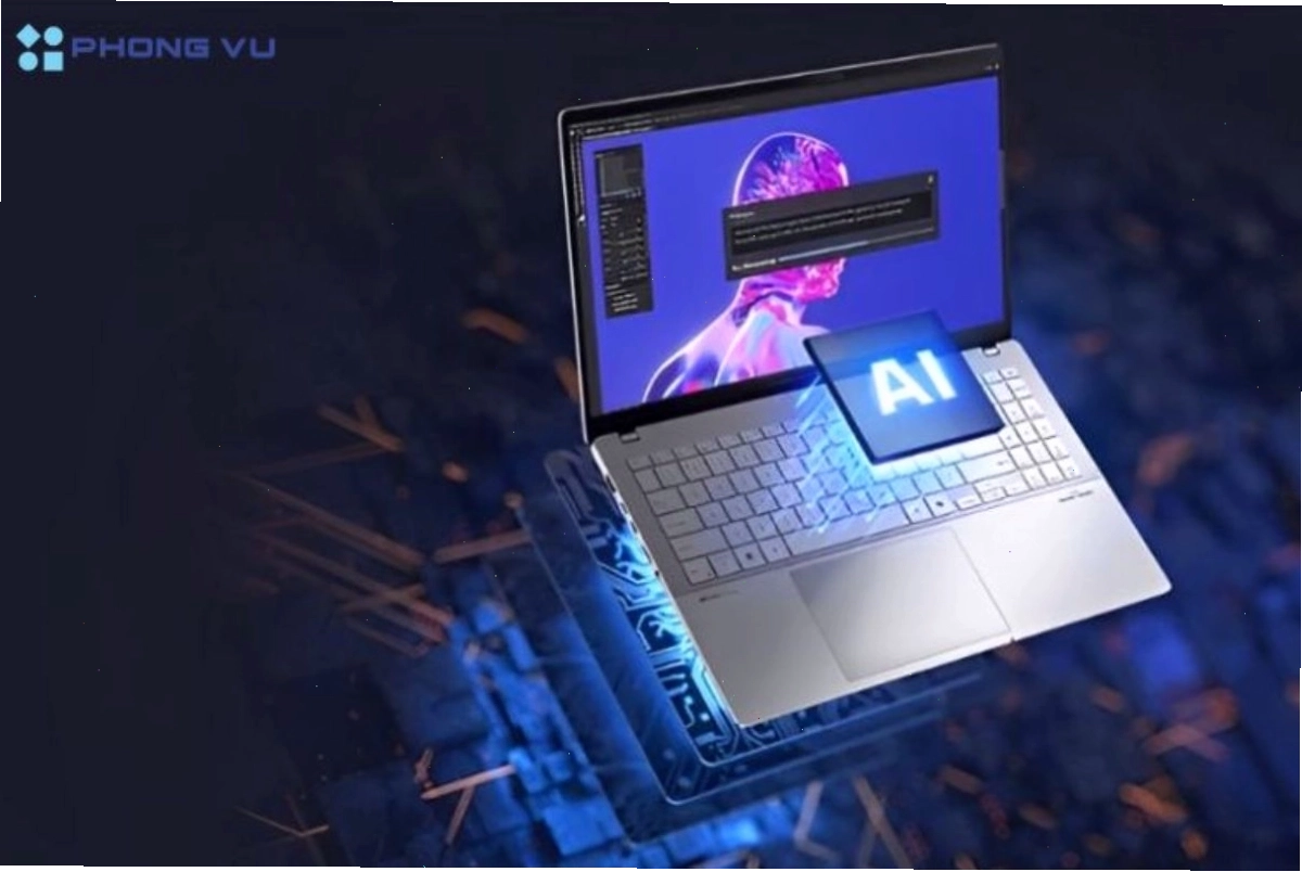 Laptop máy tính xách tay tích hợp trí tuệ nhân tạo
