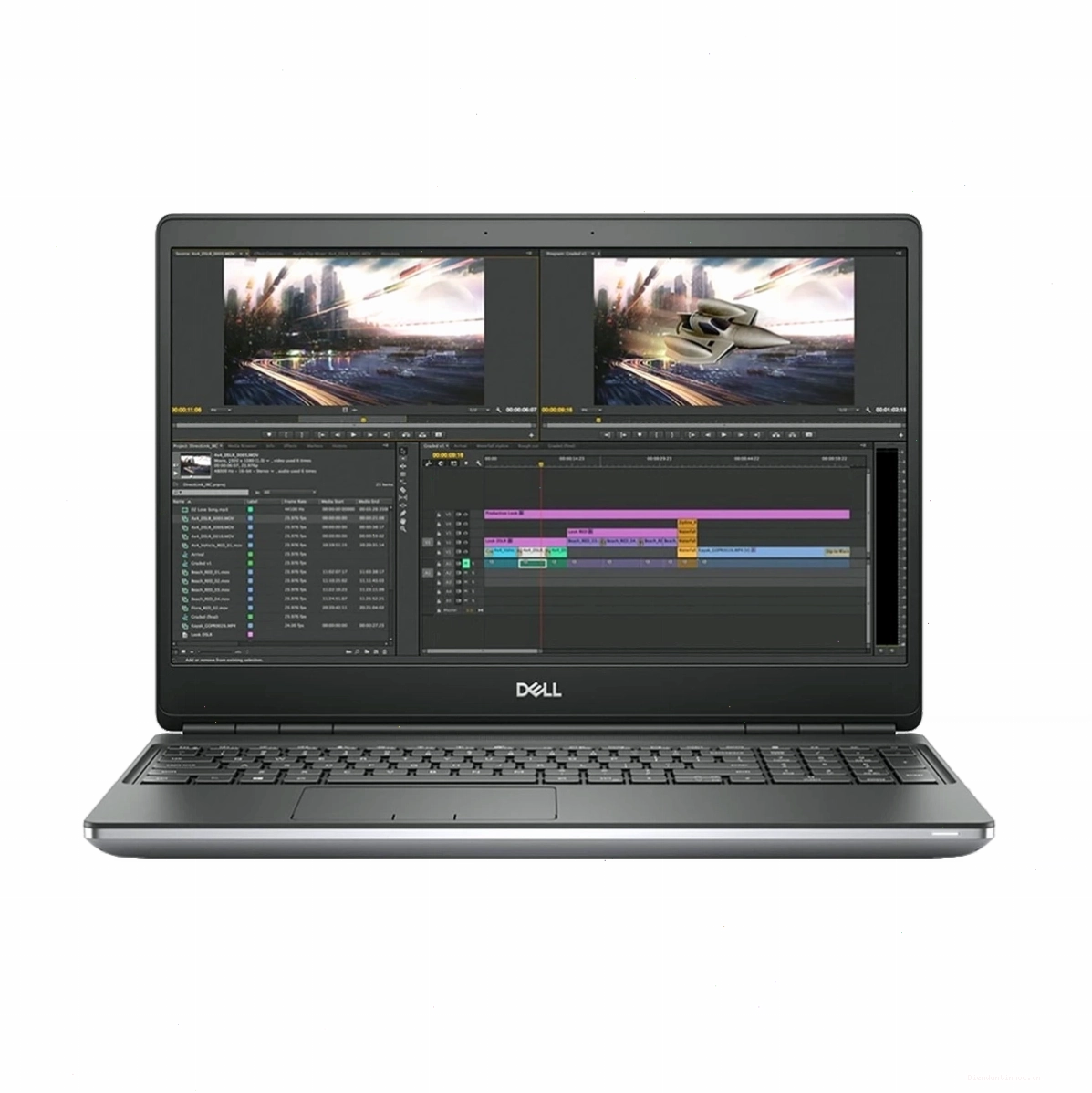 Laptop máy trạm Dell Precision 7550 với thiết kế cao cấp