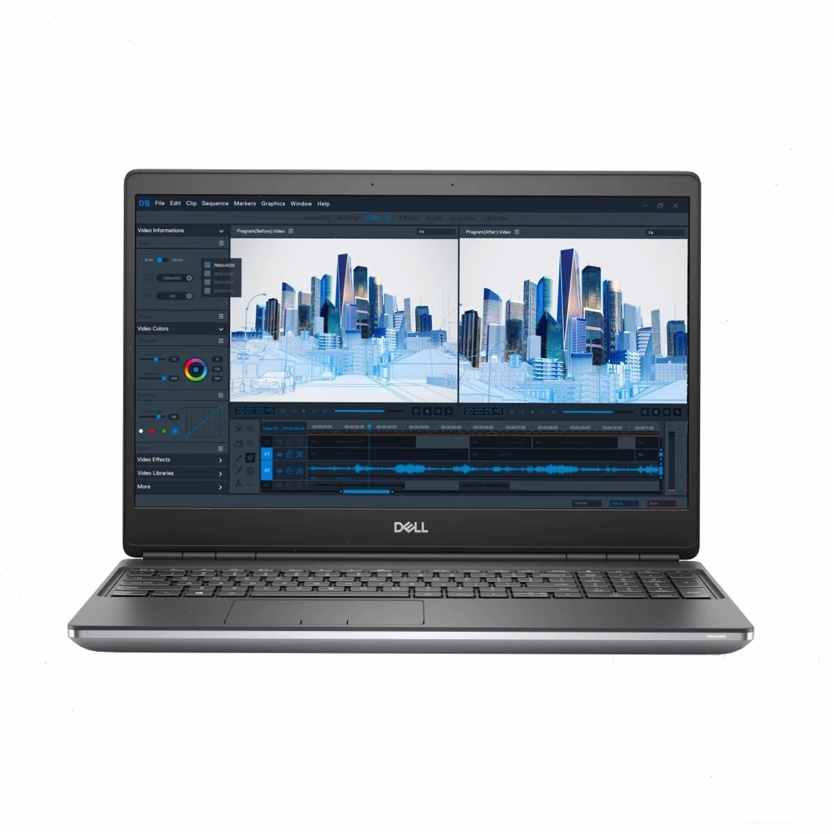 Laptop máy trạm Dell Precision 7560 mạnh mẽ và bền bỉ