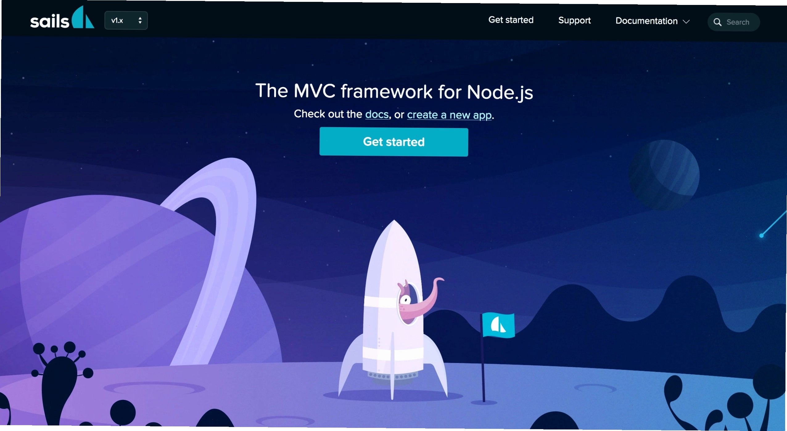 Logo framework Sails.js cho Node.js