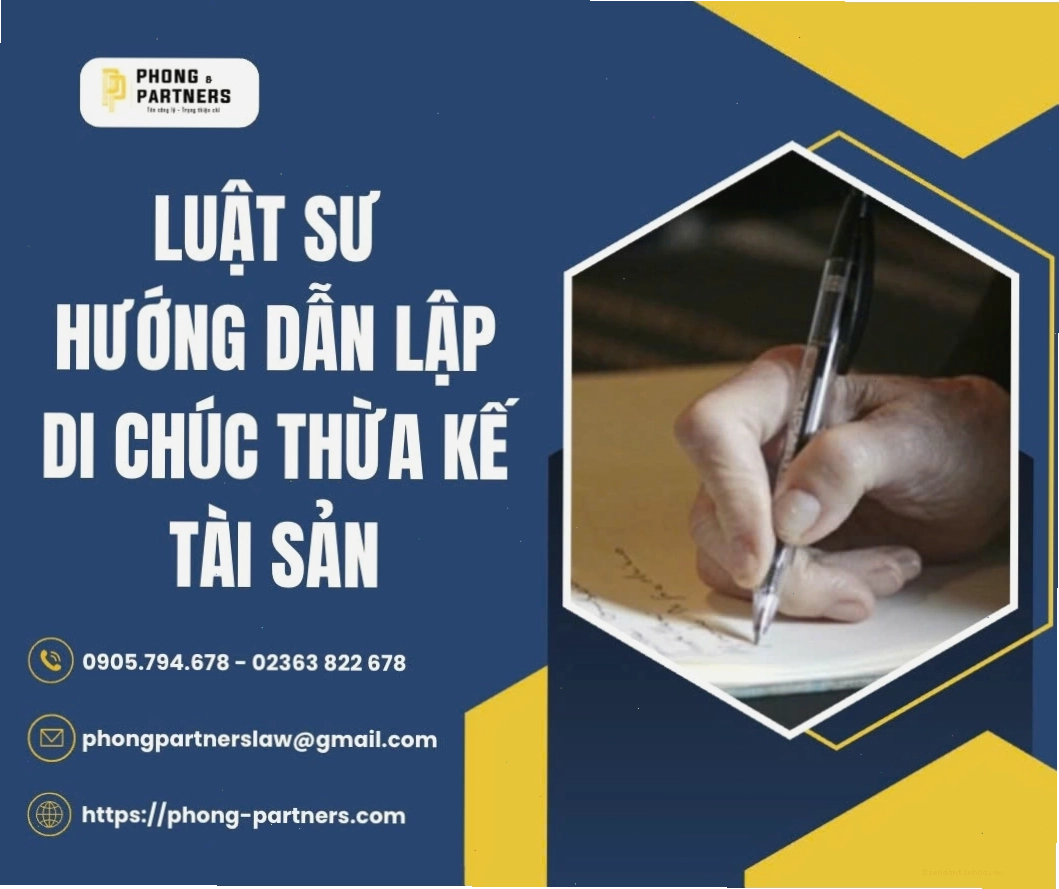 Luật sư đang thảo luận về văn bản di chúc
