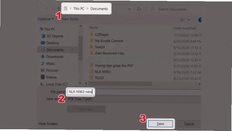 Lưu lại tệp PDF sau khi chỉnh sửa trong Foxit Reader