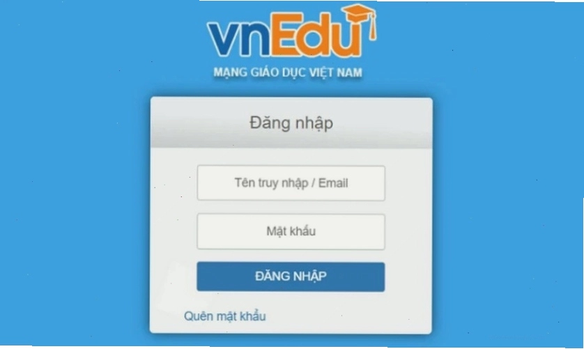 Lưu ý khi sử dụng vnEdu.vn đăng nhập