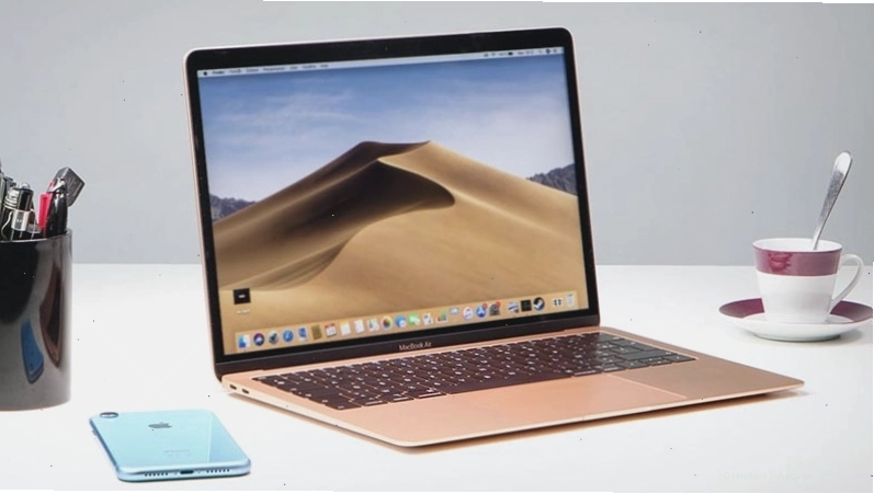 MacBook Air 2020 màu vàng hồng