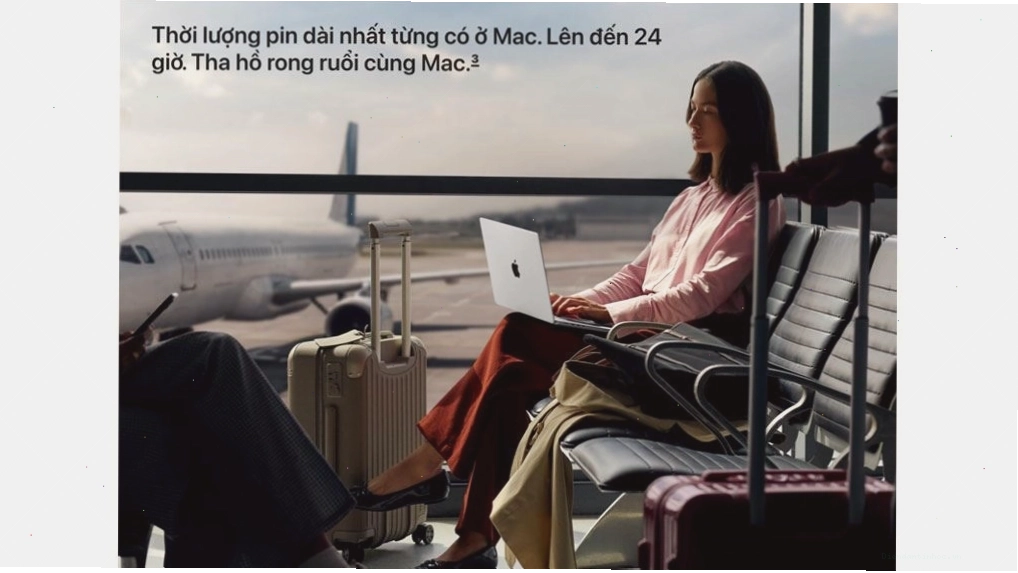 MacBook Pro M5 có pin ổn định, cho phép sử dụng liên tục nhiều giờ