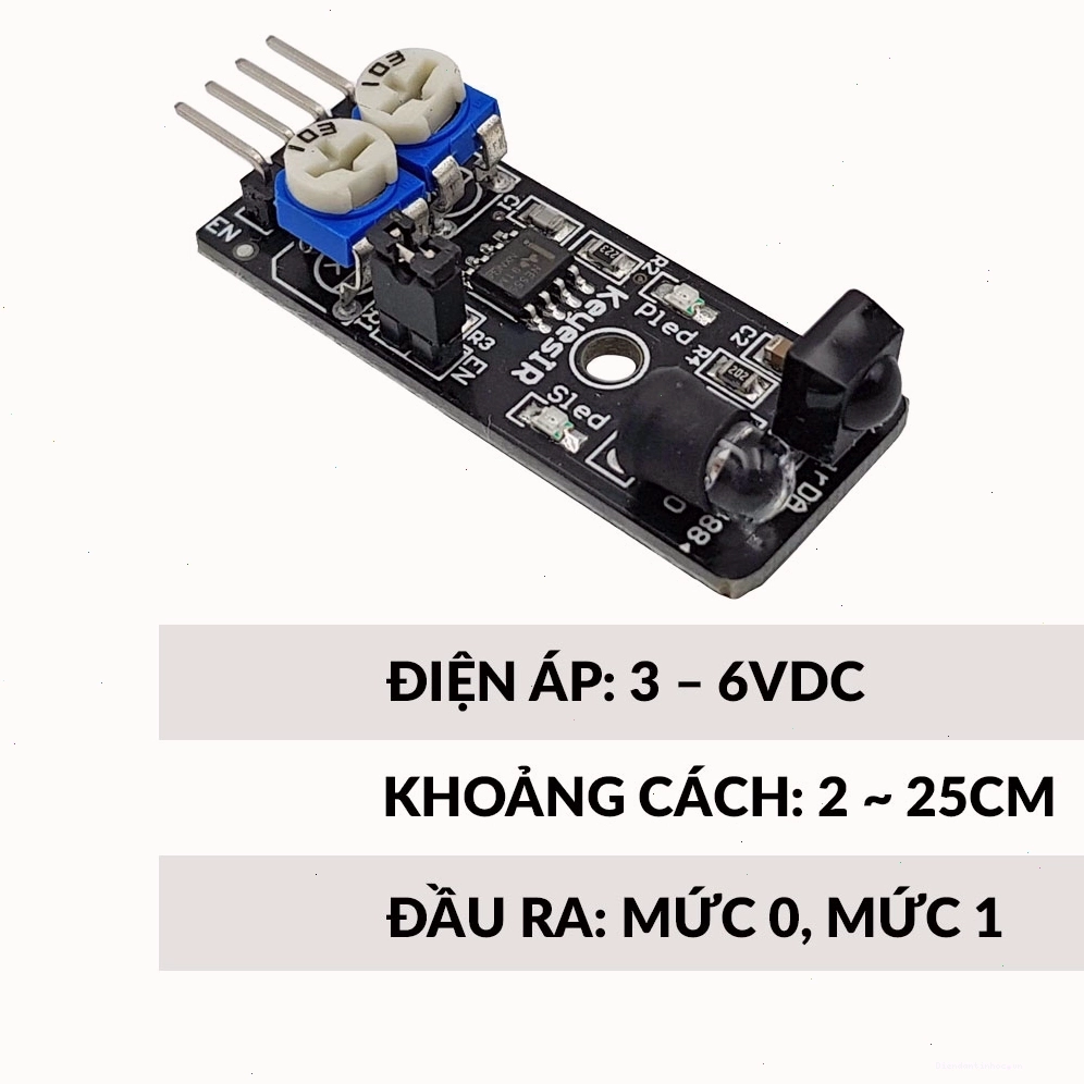 Mạch nguyên lý cơ bản của cảm biến vật cản hồng ngoại
