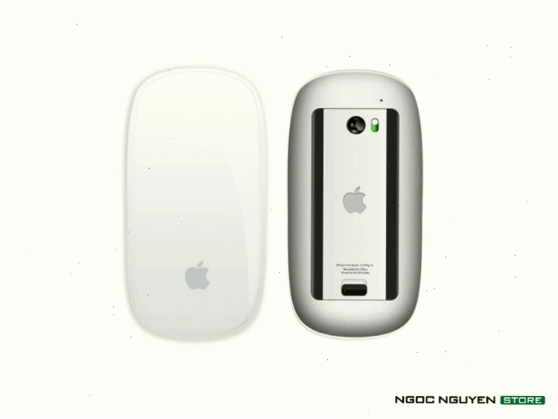 Magic Mouse thế hệ đầu tiên với bề mặt cảm ứng đa điểm