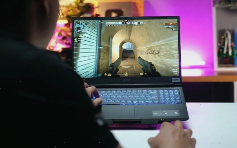 Màn hình 15.6 inch IPS 144Hz trên Acer Aspire 7
