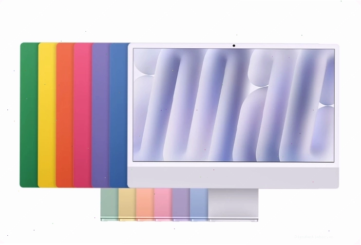 Màn hình Retina 4.5K trên iMac cho hình ảnh sắc nét và màu sắc sống động