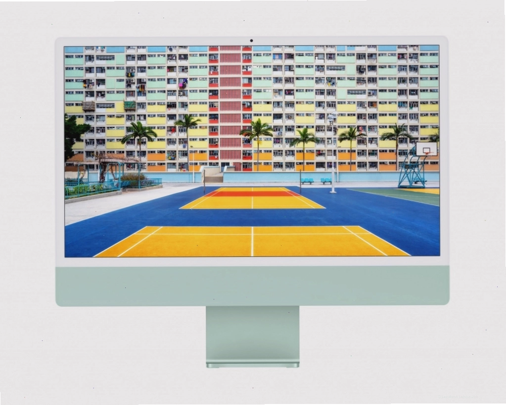 Màn hình Retina 4.5K trên iMac M1 24-inch hiển thị màu sắc chân thực