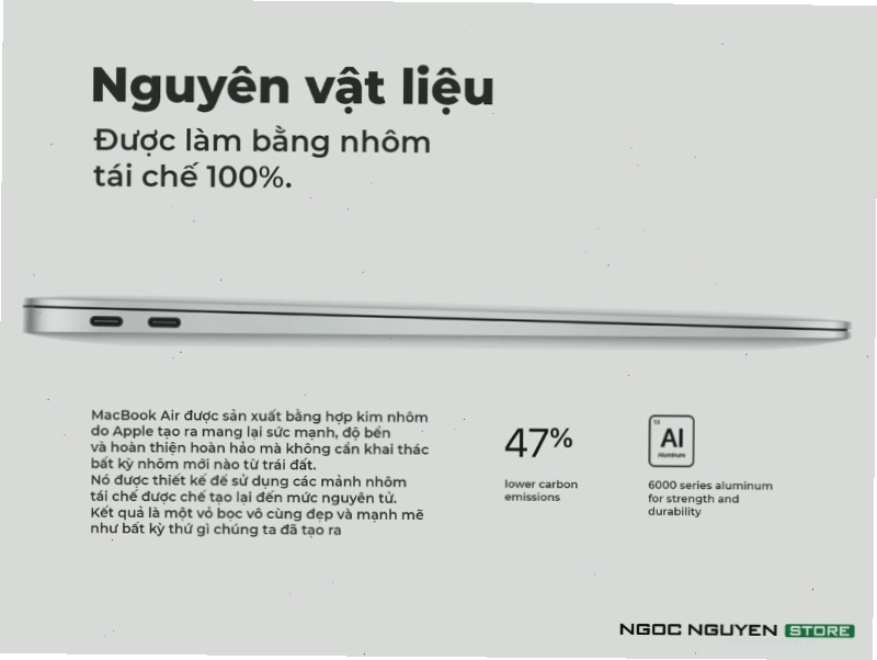 Màn hình Retina sắc nét của MacBook Air 2020