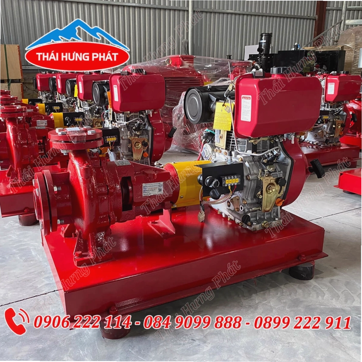 Máy bơm chữa cháy Diesel Stella STR65-160A/15kW