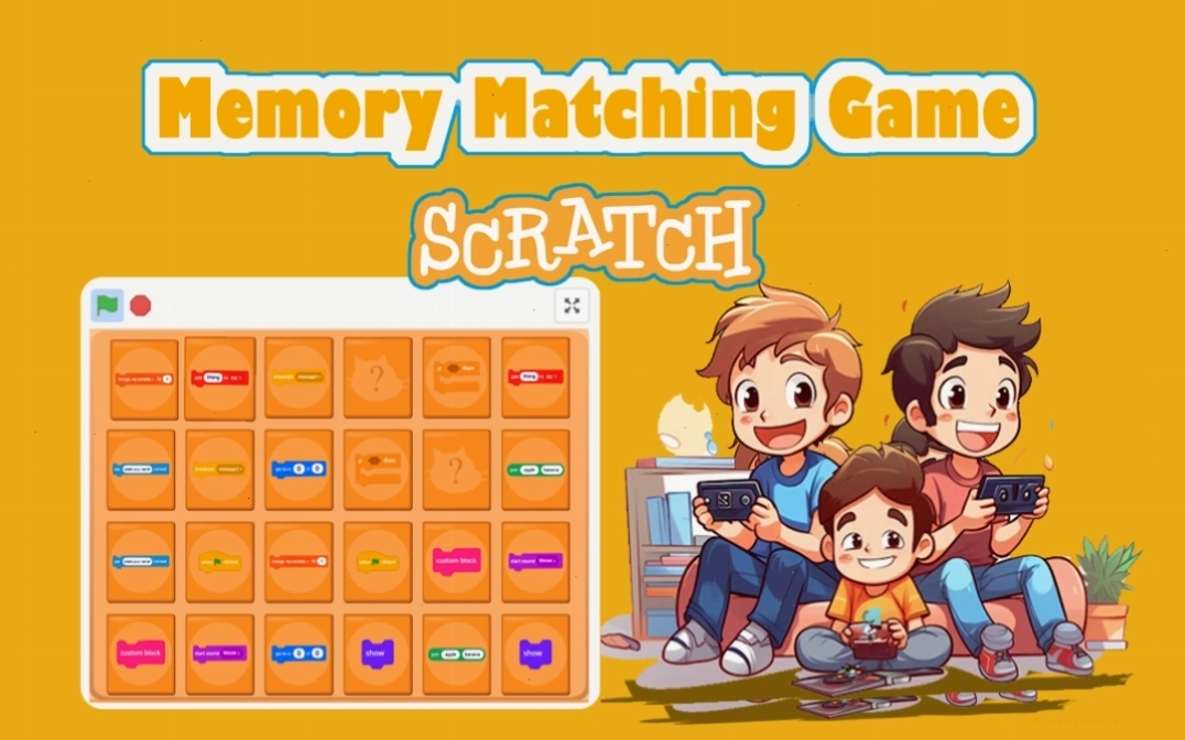Memory matching game trên Scratch