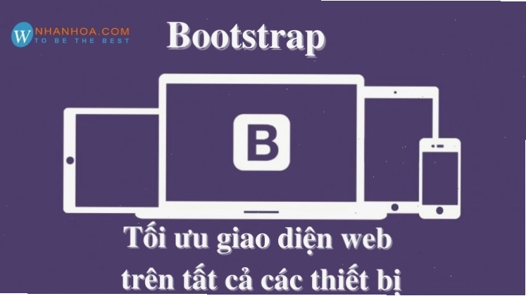 Minh họa Bootstrap giúp web chuẩn responsive trên nhiều thiết bị