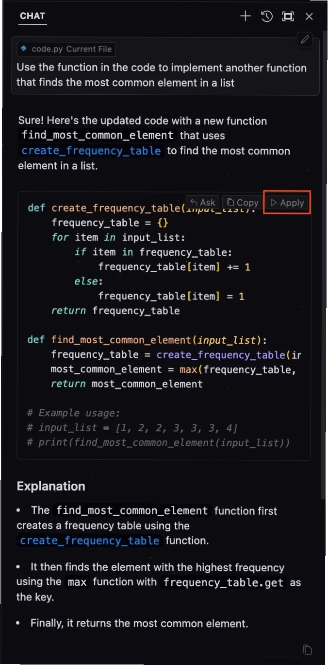 Minh họa cách sử dụng Ctrl+K trong Cursor AI để chỉnh sửa code.