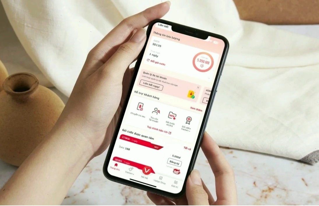 Minh họa cách tính dung lượng data: 1GB tương đương 1024MB