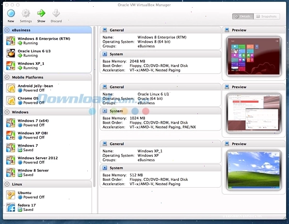 Minh họa cài đặt nhiều hệ điều hành trên một máy tính bằng VirtualBox