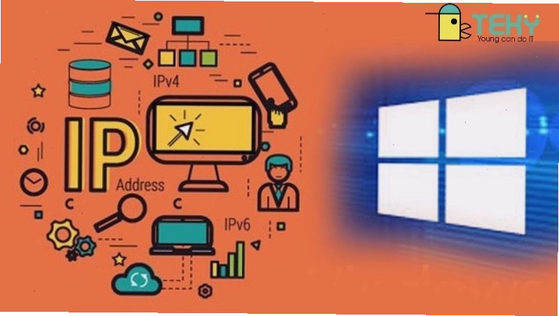 Minh họa giao diện dòng lệnh CMD để kiểm tra IP máy tính