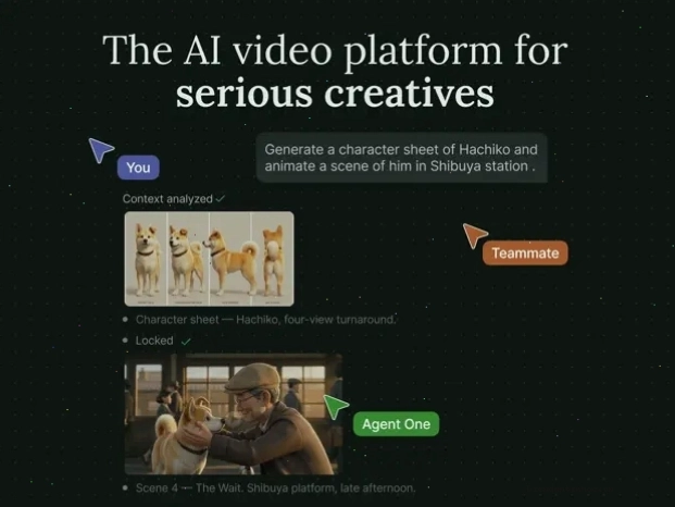 Minh họa giao diện người dùng của Invideo AI