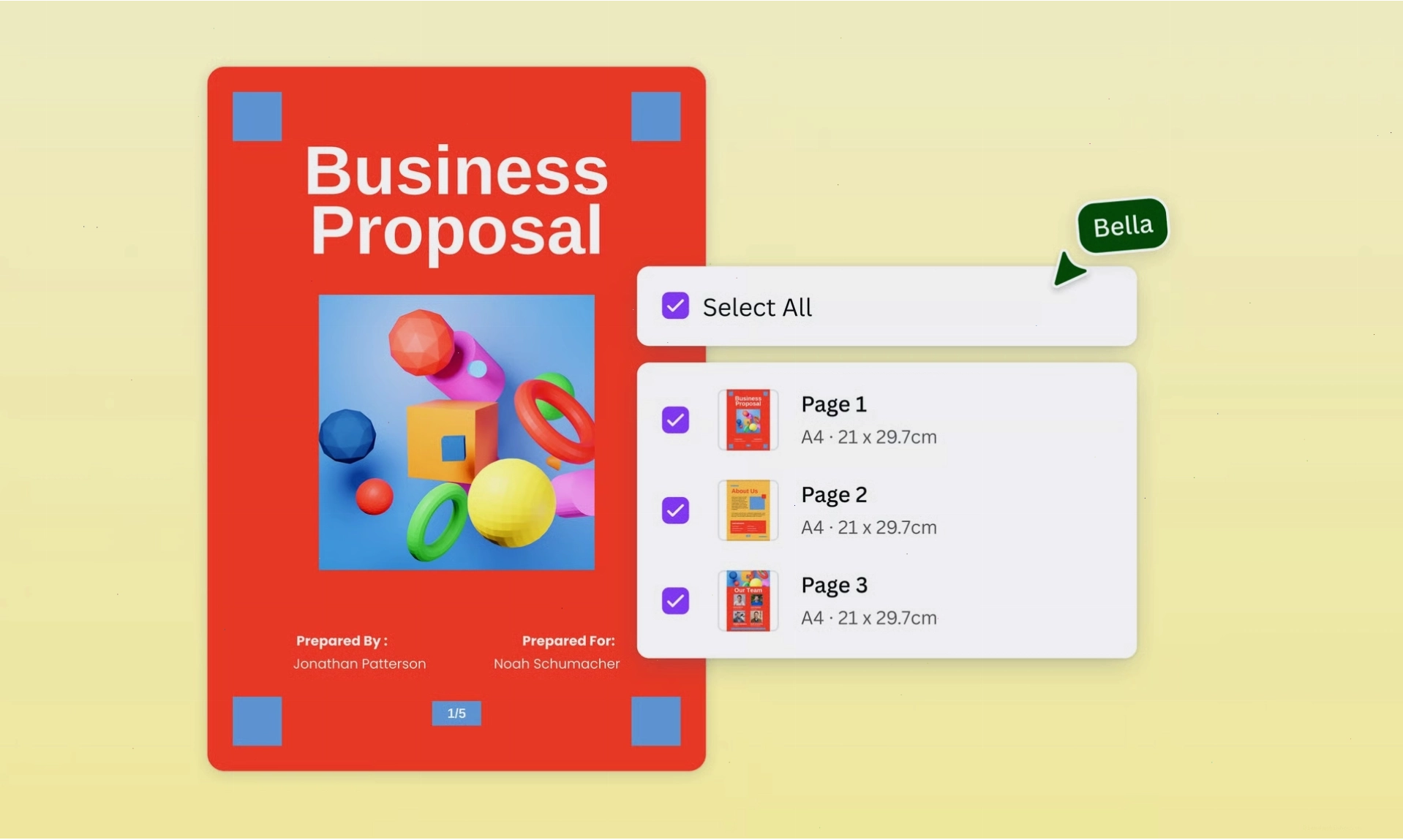Minh họa giao diện người dùng với các tùy chọn bảo mật của công cụ PDF