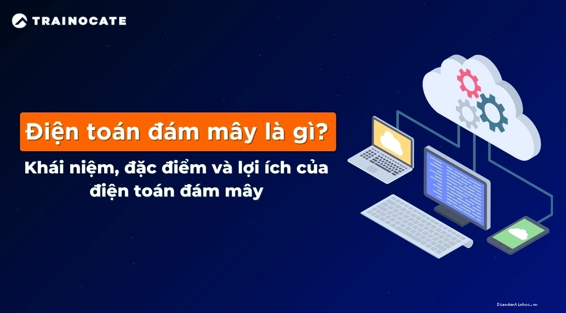 Minh họa khái niệm điện toán đám mây là gì và cách thức hoạt động cơ bản