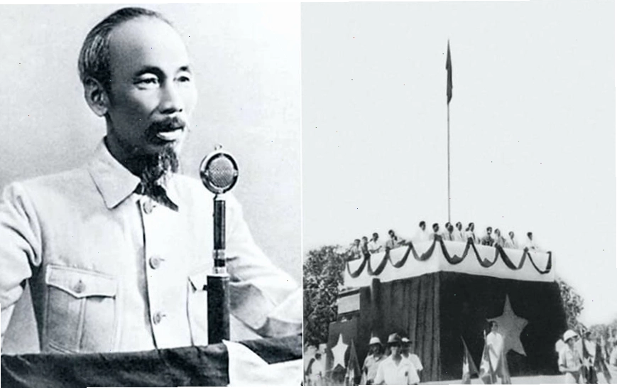Minh họa một sự việc lịch sử liên quan đến Bác Hồ