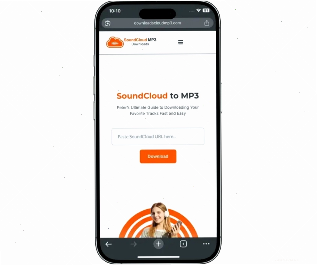 Minh họa quá trình chuyển đổi nhạc SoundCloud sang MP3