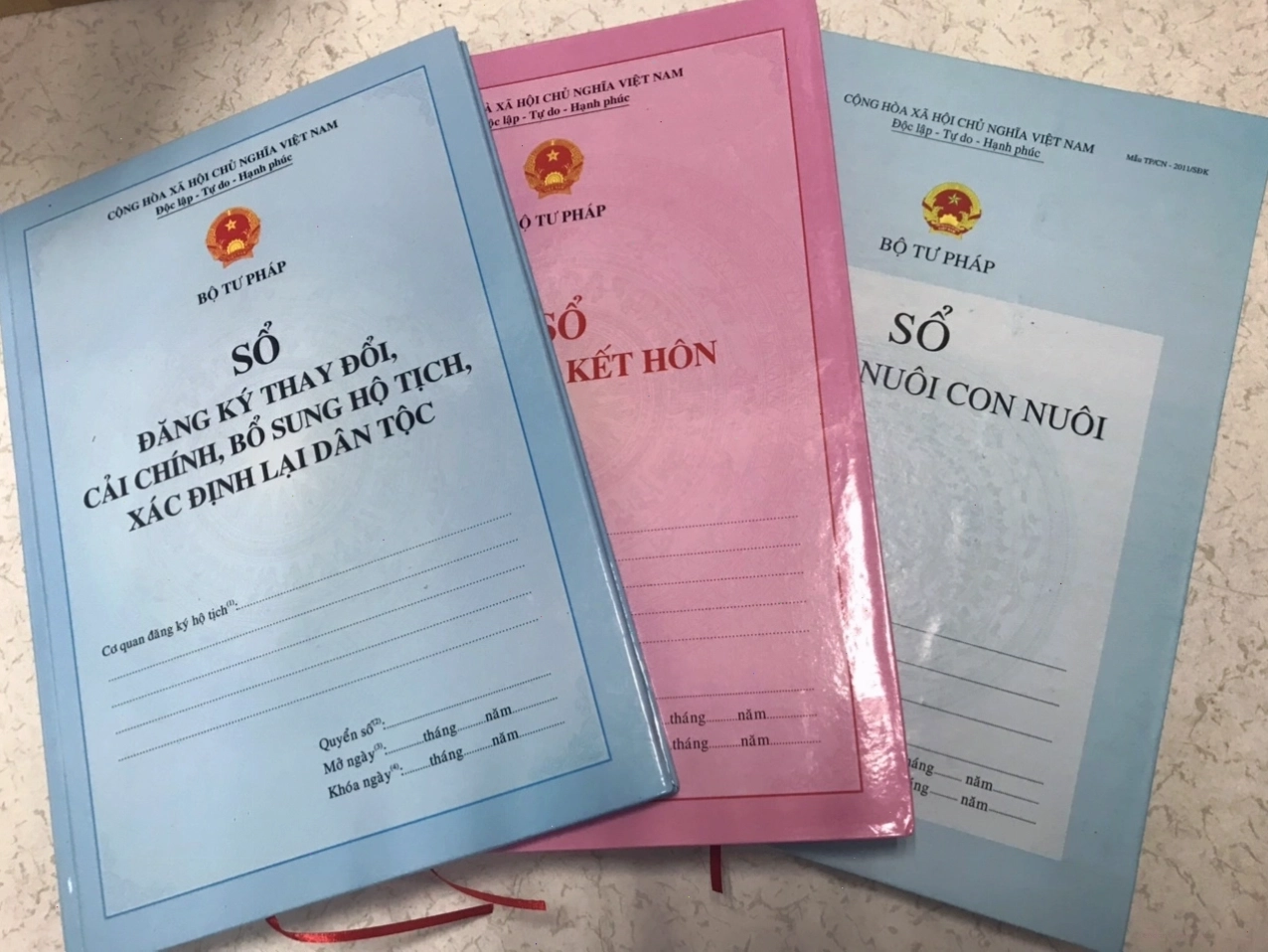 Minh họa quy trình quản lý hộ tịch bằng phần mềm