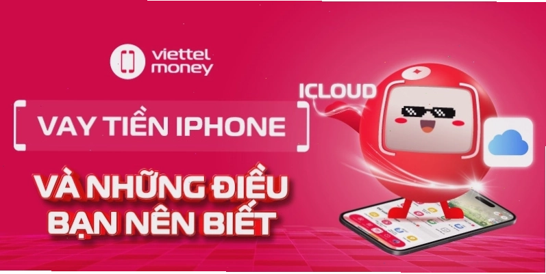 Minh họa quy trình vay tiền nhanh chóng qua thiết bị iPhone và tài khoản iCloud