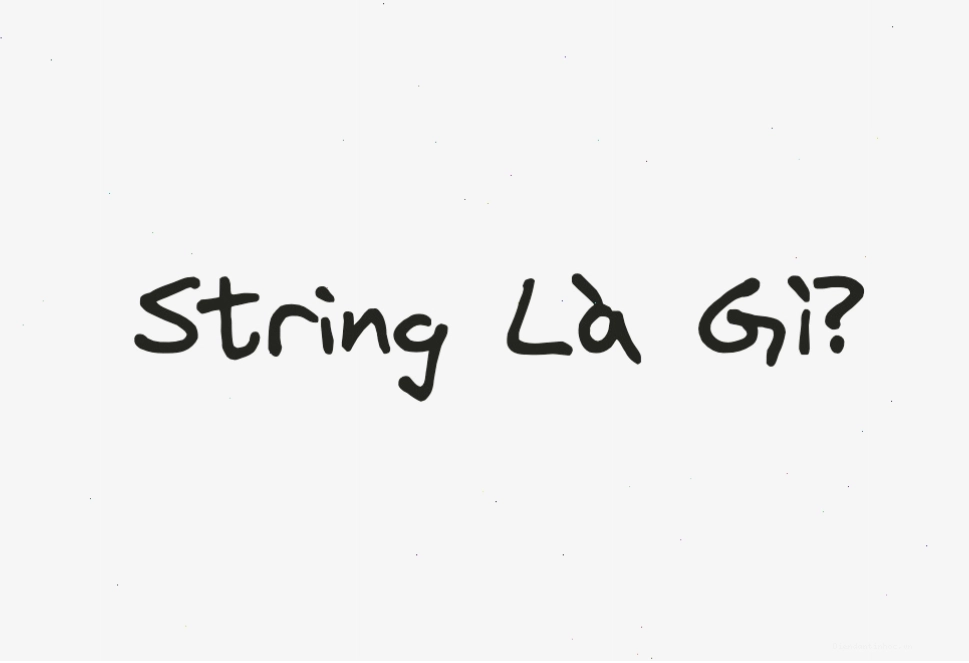 Minh họa sự khác biệt giữa Char và String