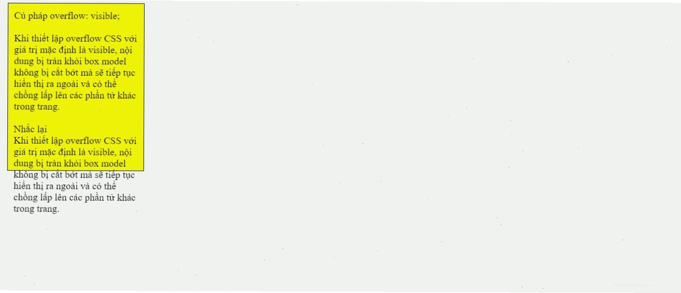 Minh họa thuộc tính CSS overflow: clip