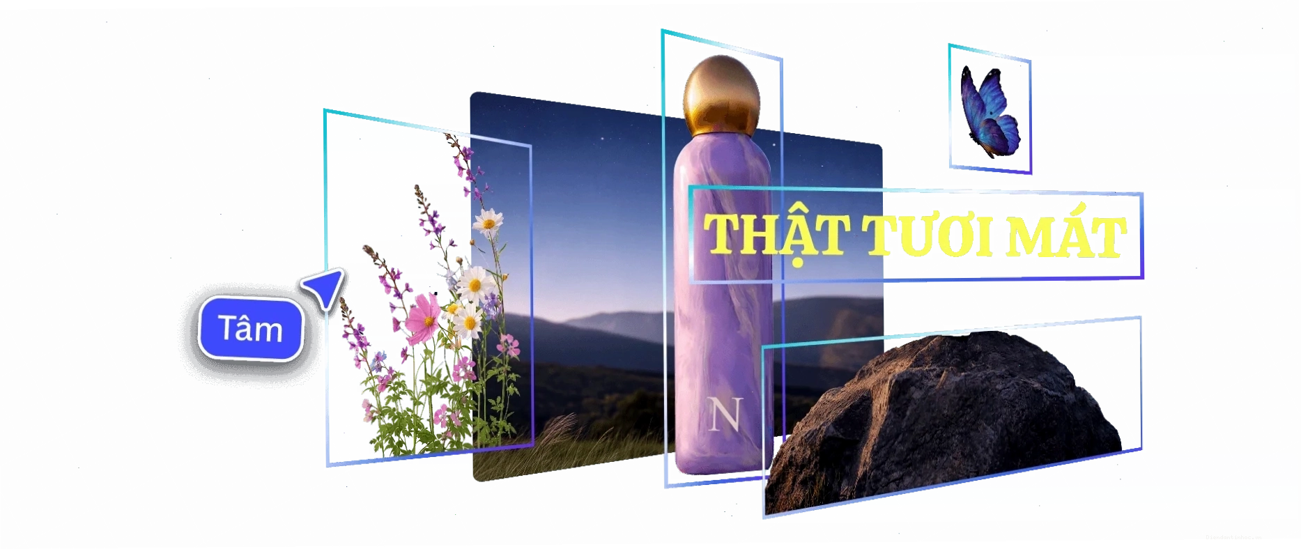 Minh họa tính năng Tách lớp Magic của Canva AI