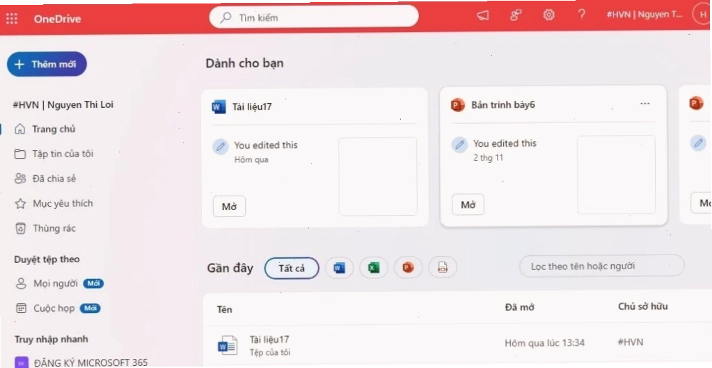 Mở và chỉnh sửa file Word trên OneDrive dễ dàng