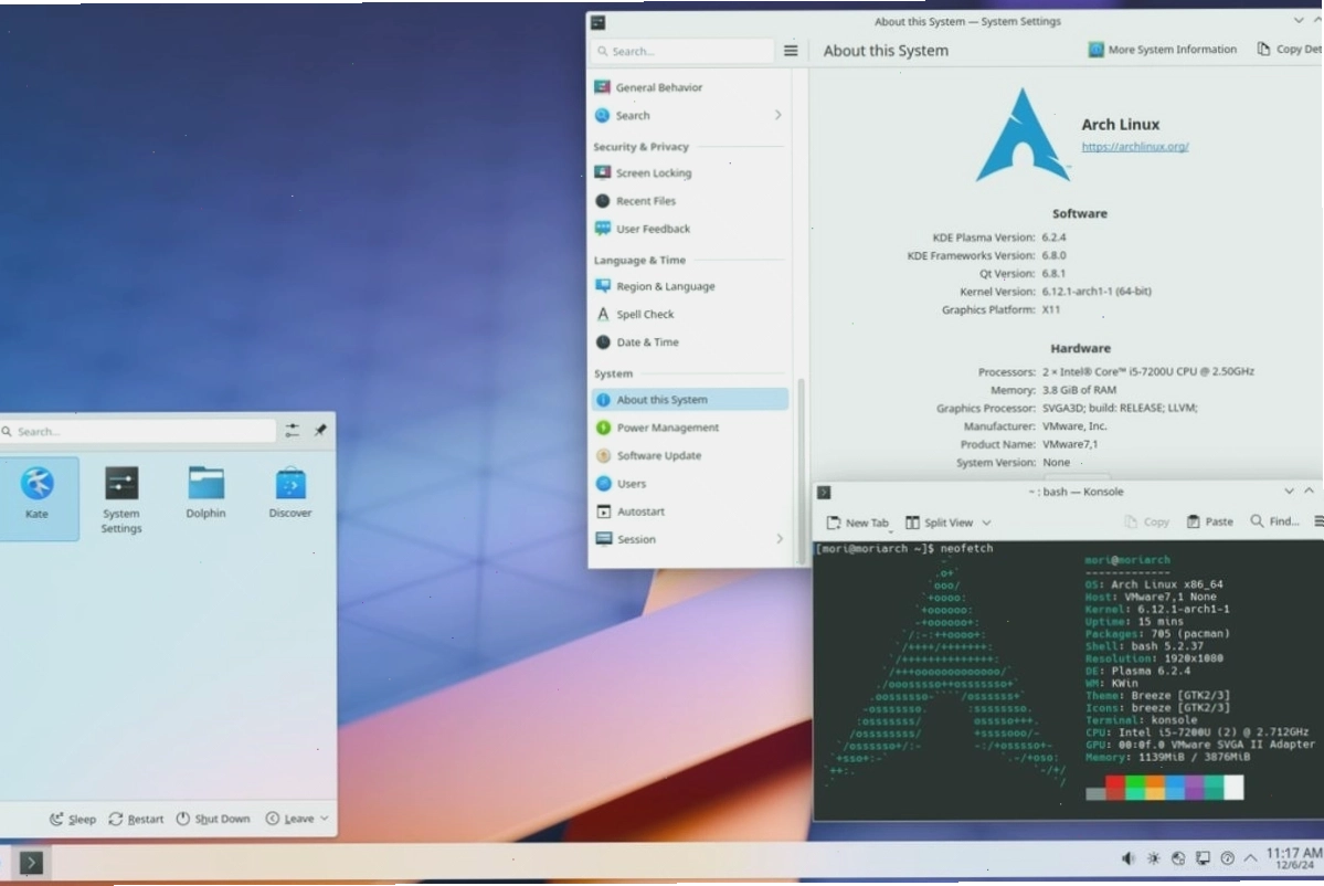 Môi trường desktop tùy chỉnh trên Arch Linux