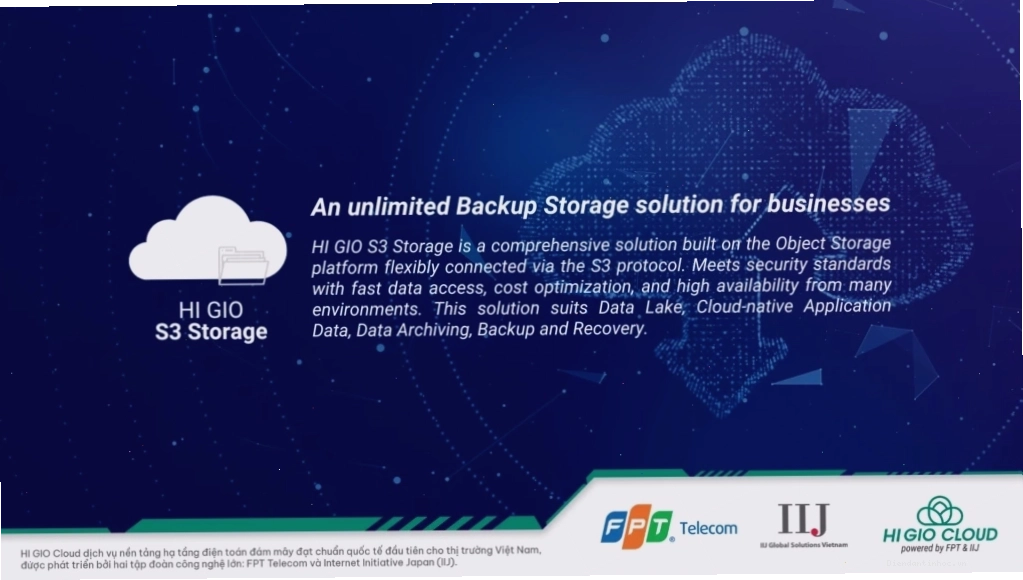 Nền tảng lưu trữ HI GIO S3 Storage