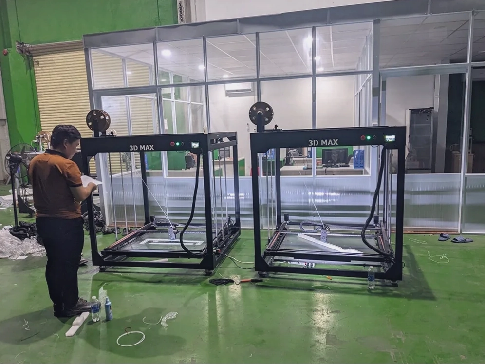 Nghiệm thu máy in 3D khổ lớn tại nhà máy