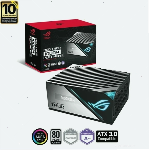 Nguồn máy tính ASUS ROG Thor 1000P2 1000W 80 Plus Platinum