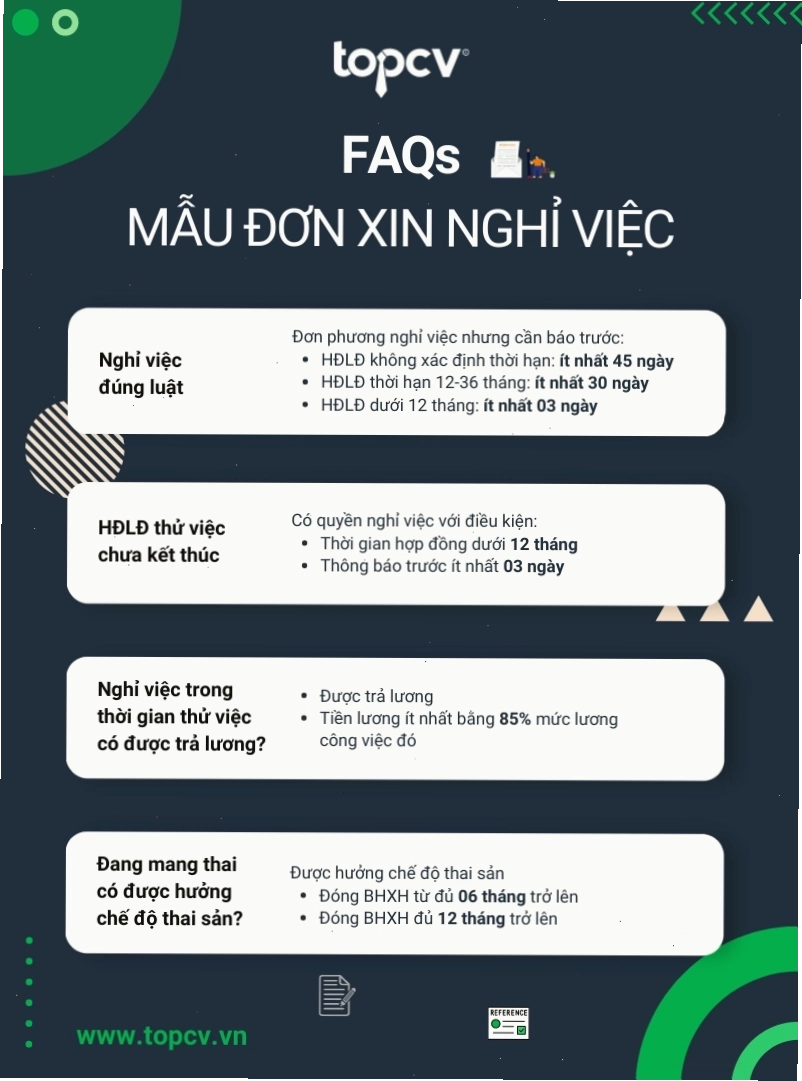 Những lưu ý quan trọng khi nộp đơn xin nghỉ việc để đảm bảo quyền lợi