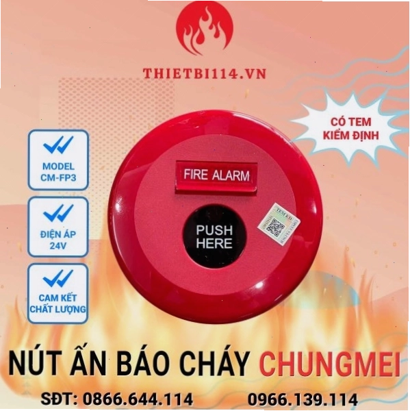 Nút ấn báo cháy khẩn cấp