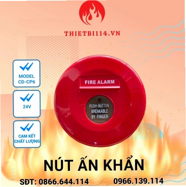 Nút ấn báo cháy không dây