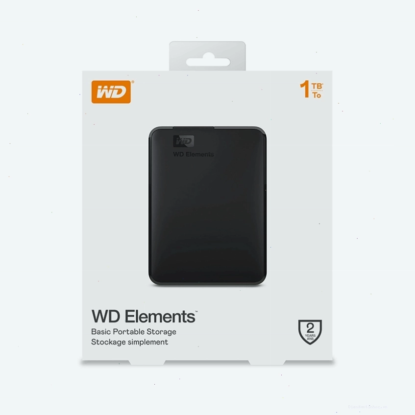 Ổ Cứng Di Động WD Element 1TB 2.5 inch USB 3.0 WDBUZG0010BBK-WESN