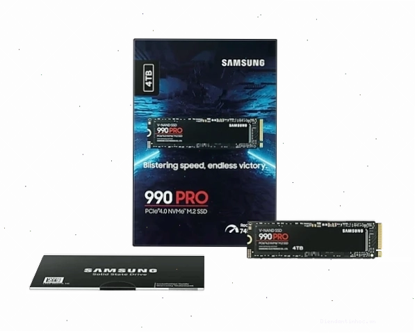 Ổ Cứng SSD Samsung 990 PRO 4TB M.2 PCIe Gen4 NVMe - Tốc độ đỉnh cao cho mọi tác vụ