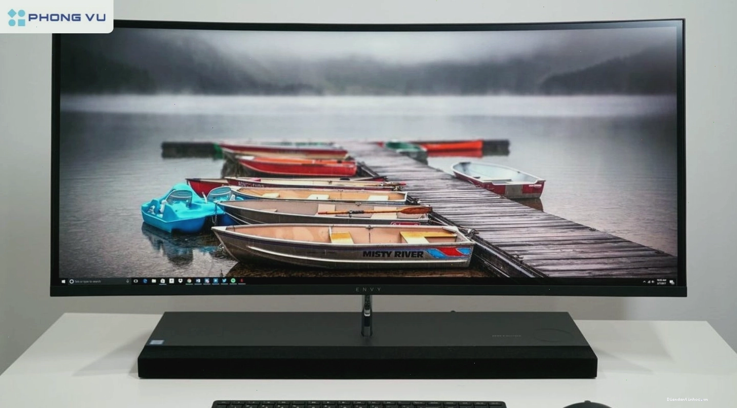 PC All-in-one được trang bị màn hình cảm ứng mang lại trải nghiệm tương tác trực quan