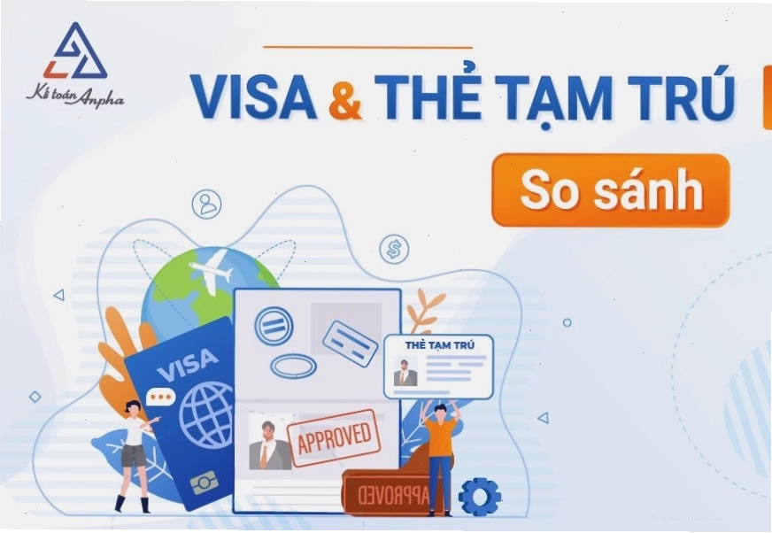 Phân biệt thẻ tạm trú và visa