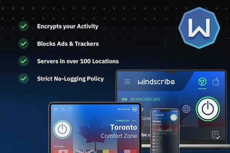 Phần mềm VPN Windscribe với gói miễn phí và trả phí đa dạng