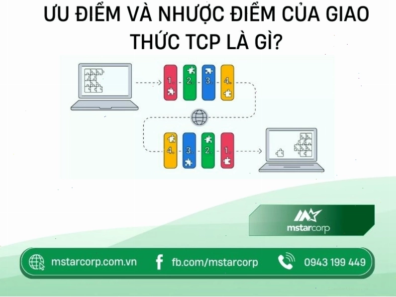 Phân tích ưu điểm và nhược điểm của giao thức TCP