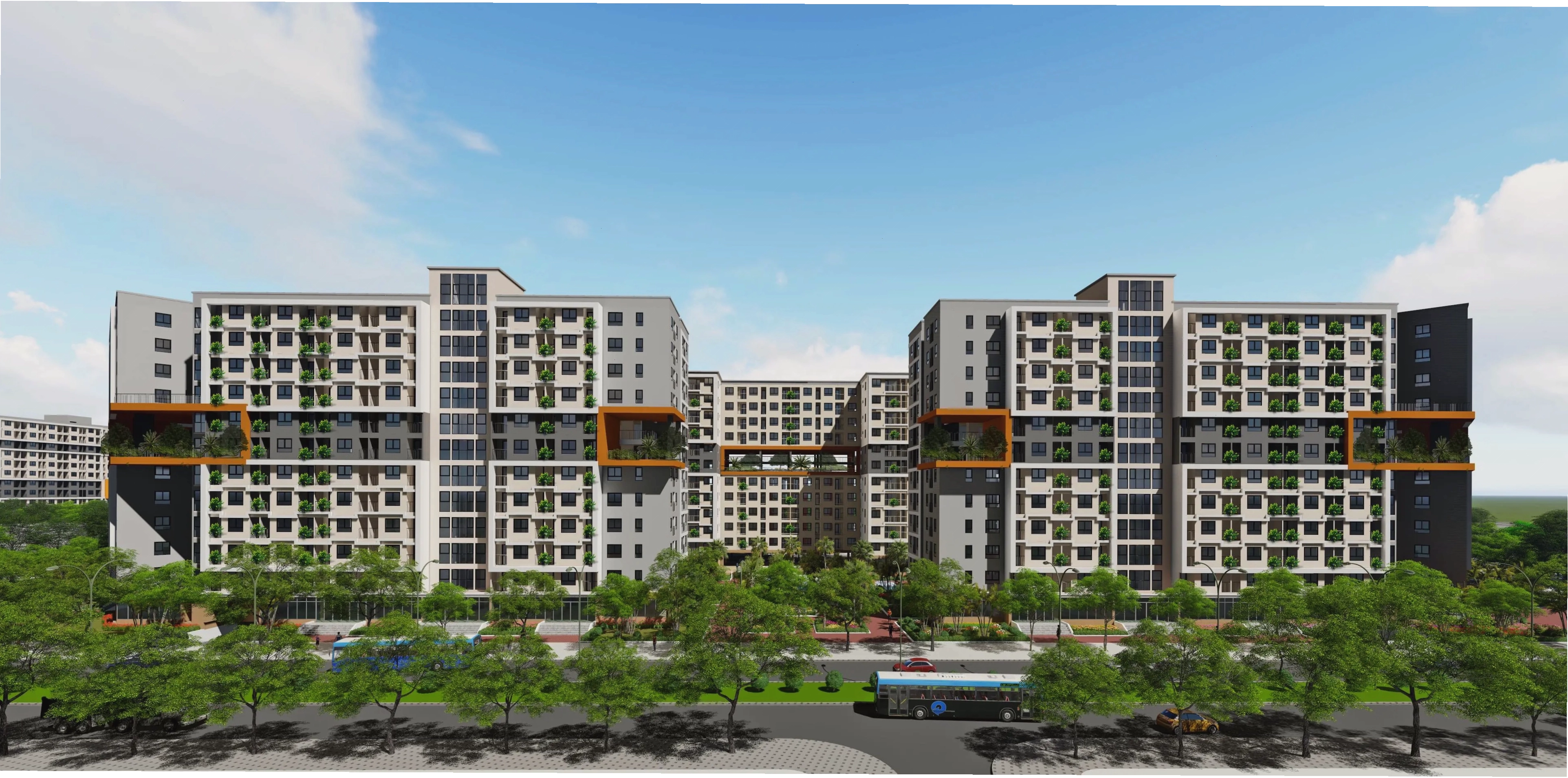 Phối cảnh dự án Nhà ở xã hội CT3 Kim Chung