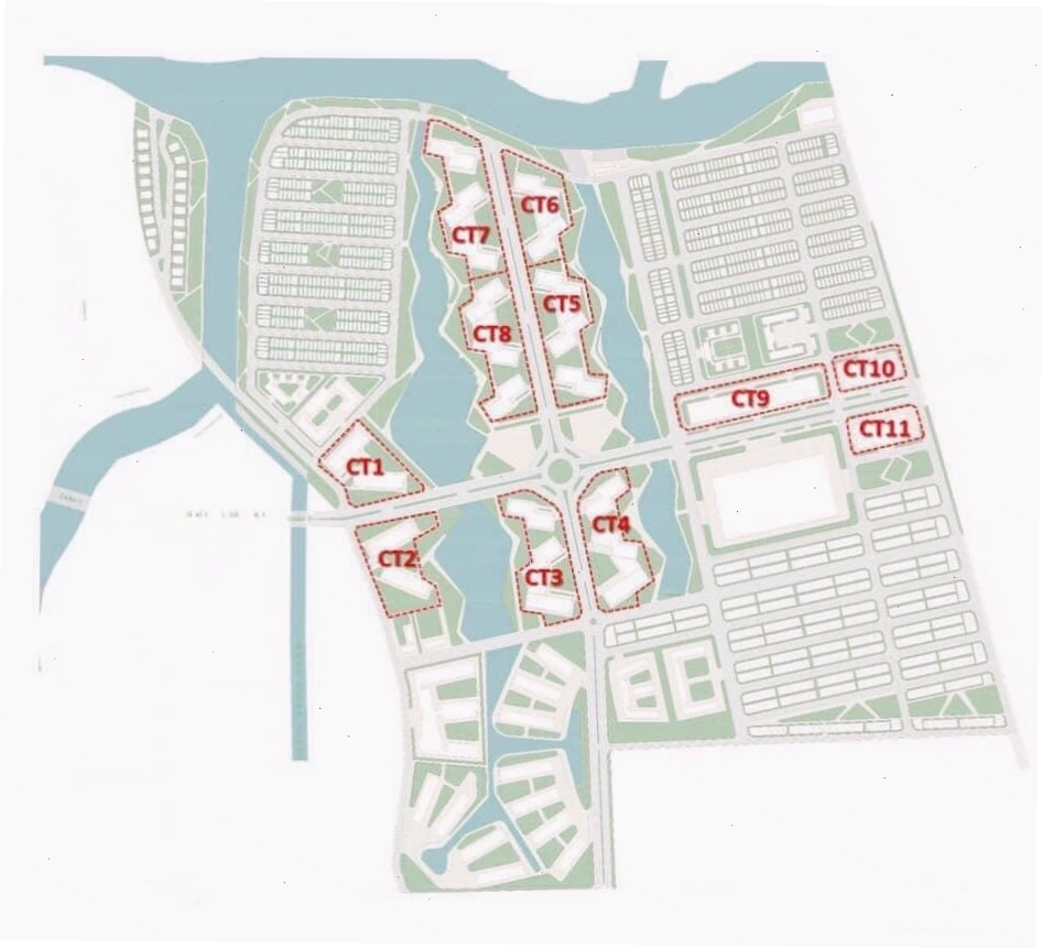 Phối cảnh The Global City nhìn từ trên cao